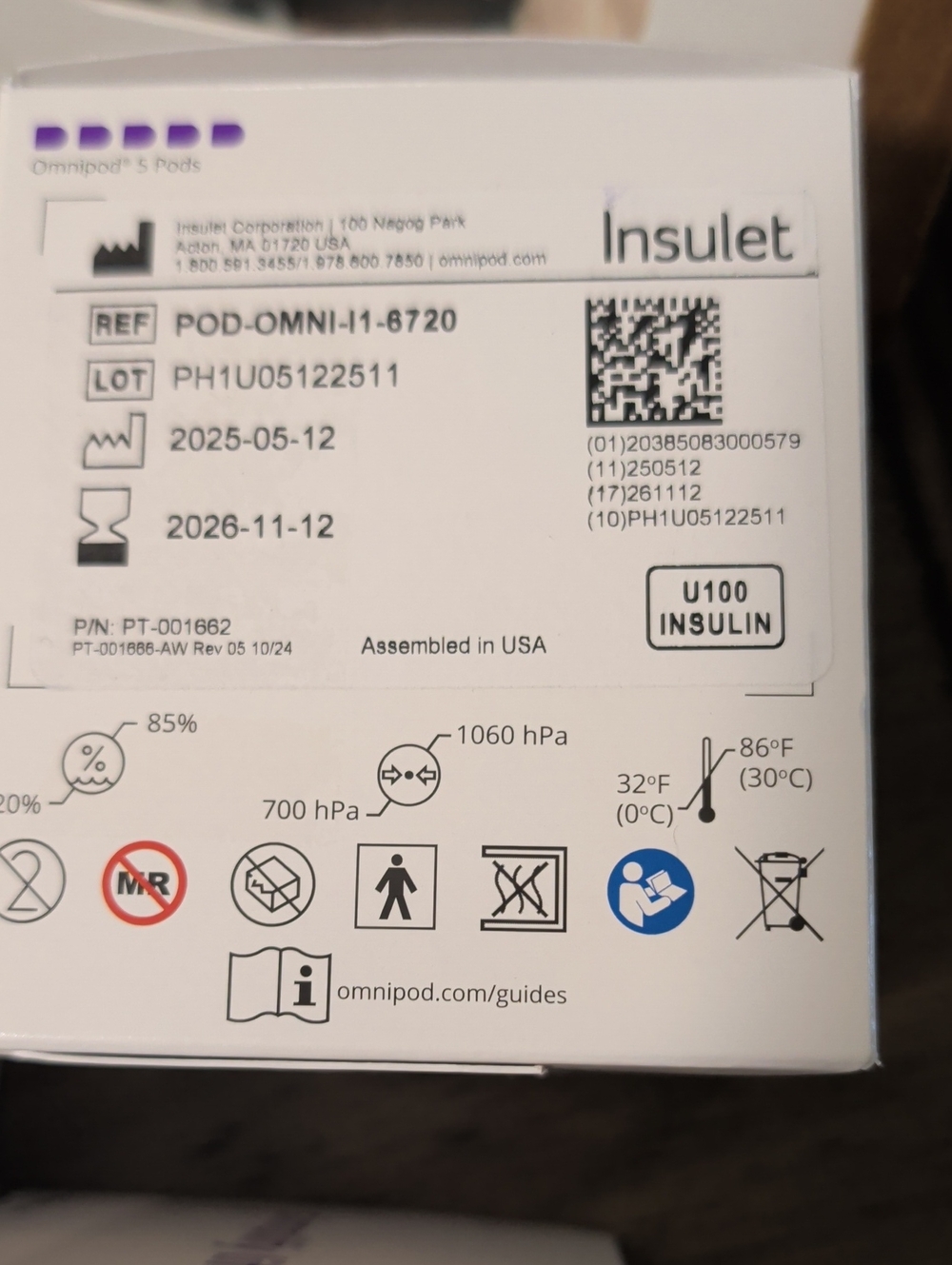 Omnipod 5 - 4 Boxes - Picture 3 of 8